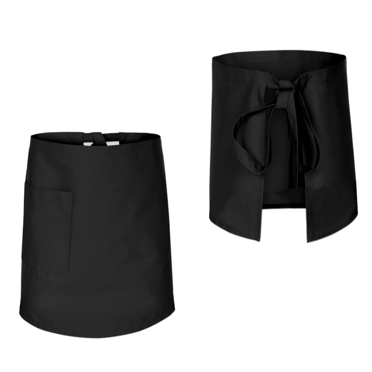 Zapaska kucharska czarna o długości 60cm