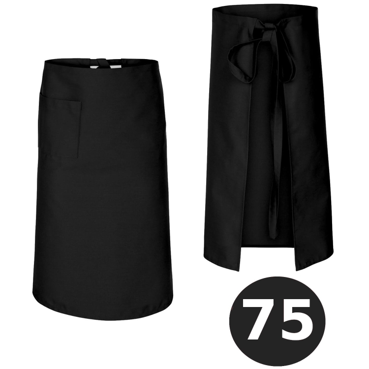 Zapaska barmańska czarna, długość 75 cm
