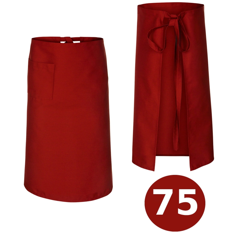 Zapaska barmańska czerwona dł. 75 cm