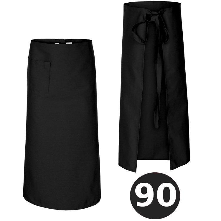 Zapaska barmańska czarna dł. 90 cm