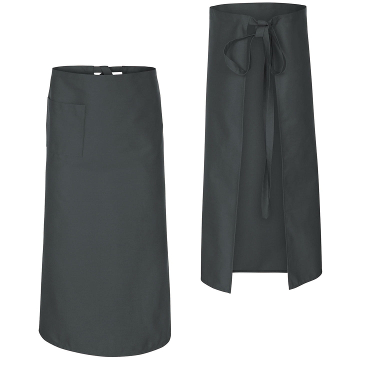 Zapaska kucharska szara dł. 90 cm