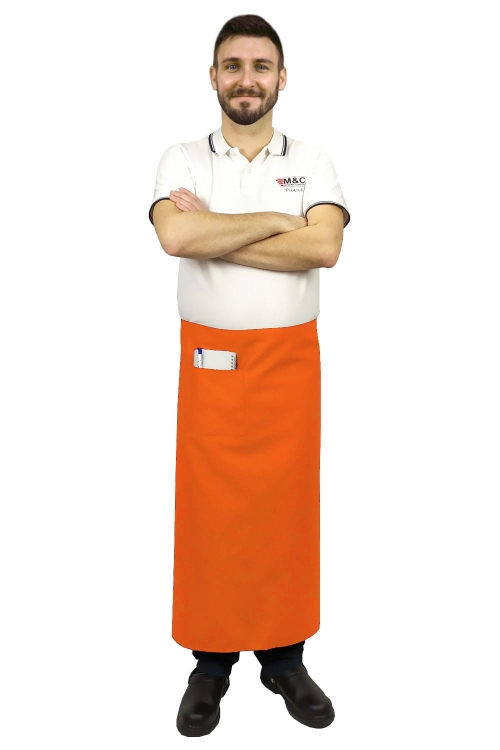 Zapaska kelnerska pomarańczowa o długości 90 cm