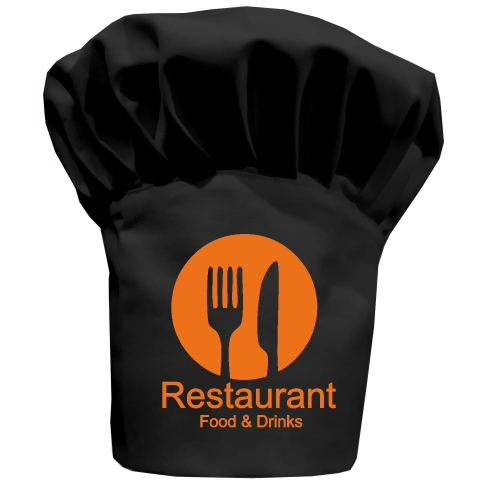 Czapka kucharska Restaurant Food&Drinks z Twoim napisem