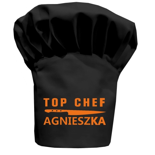 Czapka kucharska TOP CHEF z Twoim imieniem
