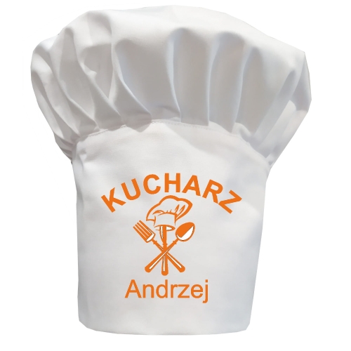 Czarna czapka kucharska Kucharz