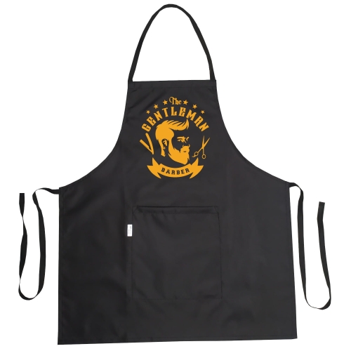 Fartuszek fryzjerski z grafiką 'Gentelman Barber'