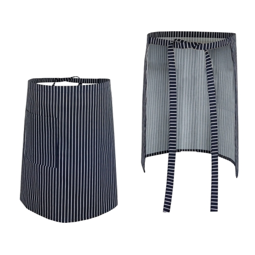 Zapaska kelnerska dług. 50cm w białe paski granatowa