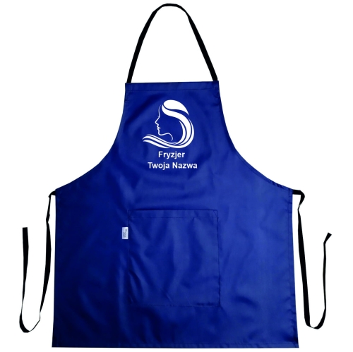Fartuch 'Złoty Fryzjer' wodoodporny z grafiką