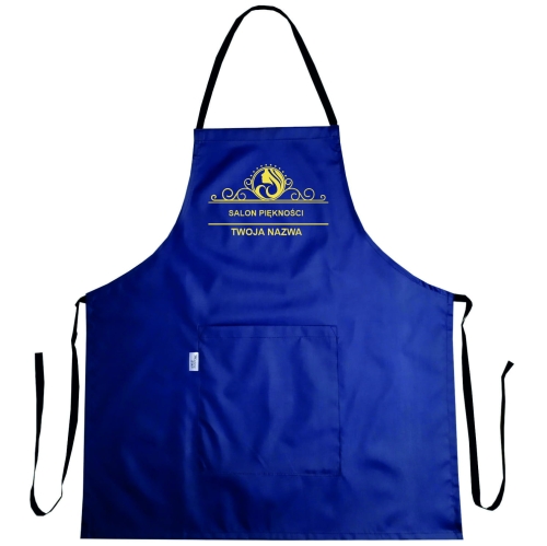 Wodoodporny fartuch fryzjerski z grafiką 'Salon Urody'