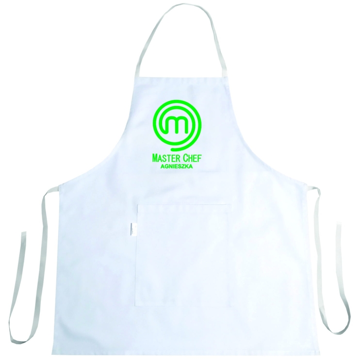 Fartuch kuchenny MASTER CHEF z imieniem i nazwiskiem