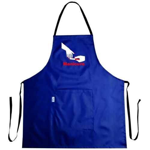 Kosmetyczny fartuch 'Manicure' z grafiką solidny