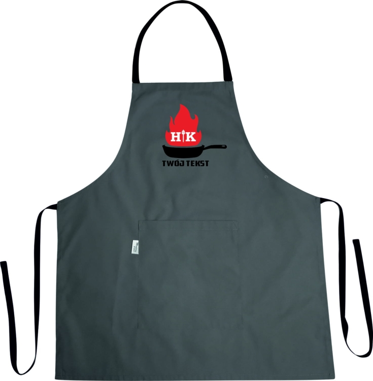 Fartuch kuchenny z grafiką "Hells Kitchen" + Twoja wiadomość