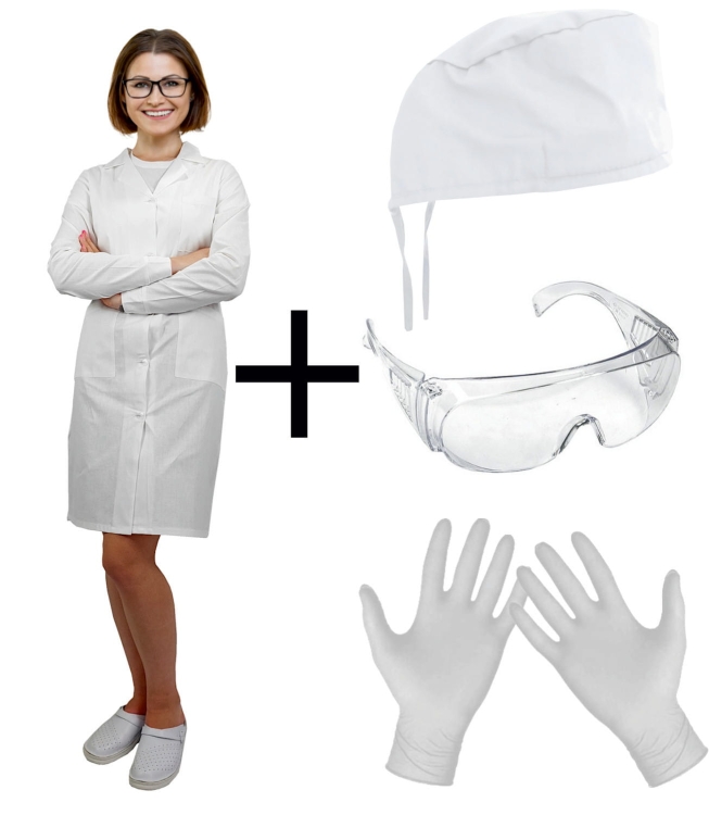 Medyczny komplet dla studenta - damski zestaw 4W1