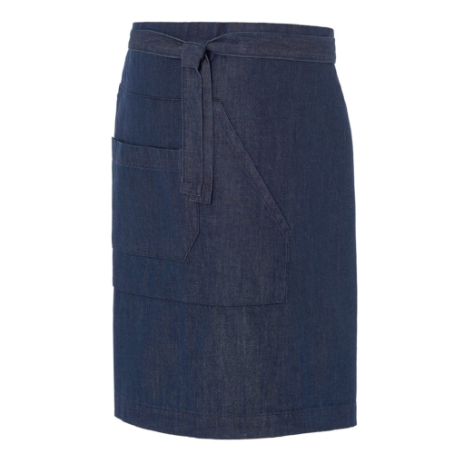 Barmańska zapaska 50cm wykonana z jeansu