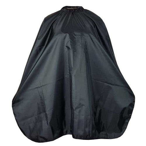 długa peleryna wodoodporna fryzjerska czarna