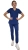 Komplet medyczny damski granatowy – scrubs CASUAL PREMIUM