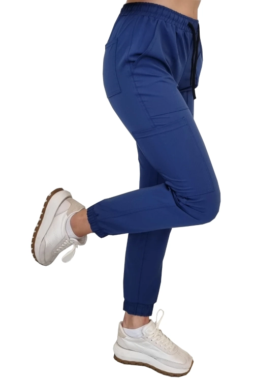 Scrubs CASUAL PREMIUM – granatowy damski komplet medyczny