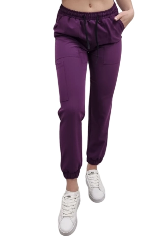 Joggery medyczne Casual Premium w kolorze fioletowym