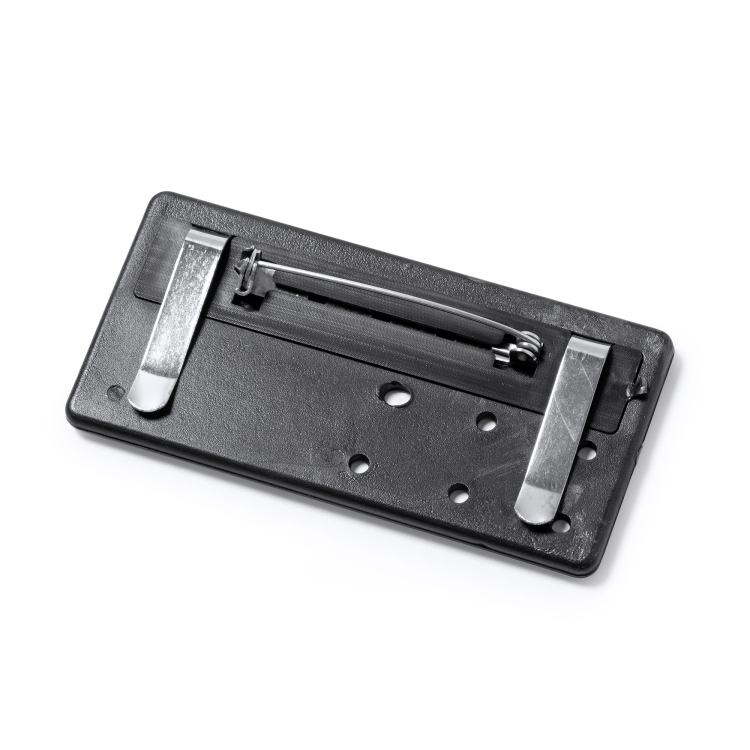 Aluminiowy front przypinki identyfikatora