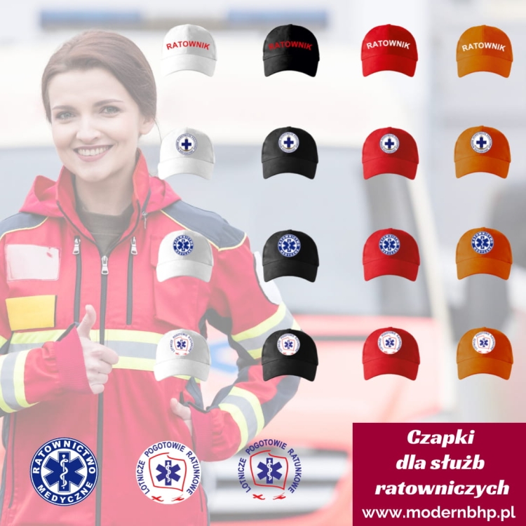 Ratownika wodnego czapka czarna