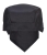 Robocza bandana kucharska czarna dla kucharzy