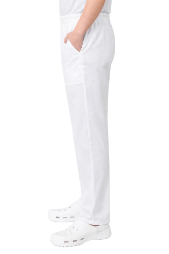 Długie nogawki spodni piekarskich unisex