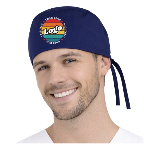 Czepek medyczny chirurgiczny granatowy z Twoim logo nadrukiem kreator online.jpg