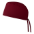 Czepek medyczny chirurgiczny wiązany unisex bordowy lewy bok.png