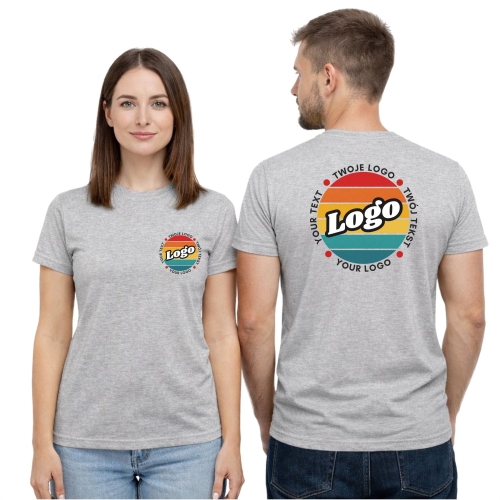 T-shirt koszulka szara personalizowana Twój własny nadruk logo kreator online.jpg
