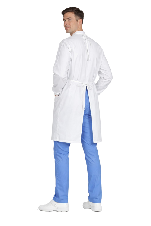 Fartuch zabiegowy unisex z kieszeniami