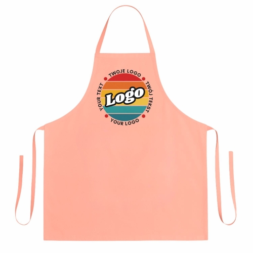 Fartuszek kuchenny łososiowy z twoim własnym nadrukiem logo kreator online.jpg