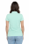 Koszulka polo damska miętowa butelka krótki rekaw tył.png
