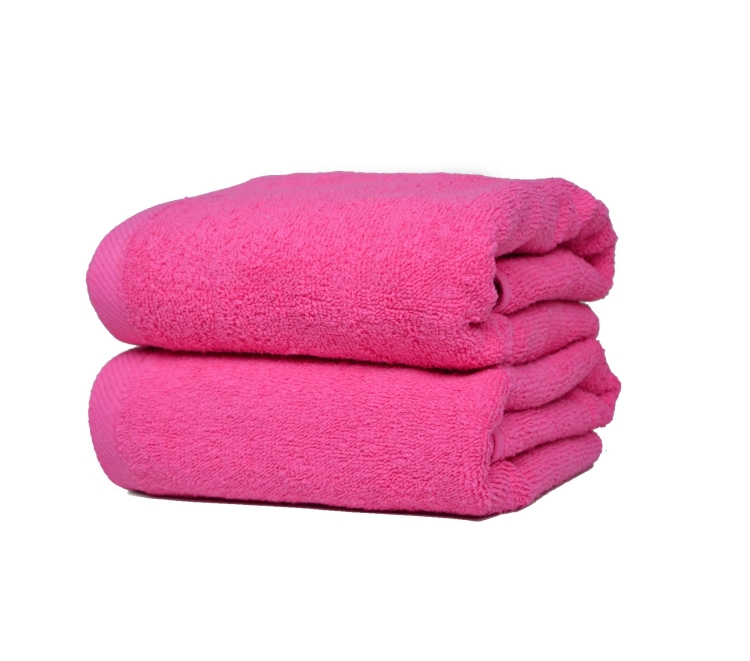 Ręcznik frotte 500 g/m² fuksja