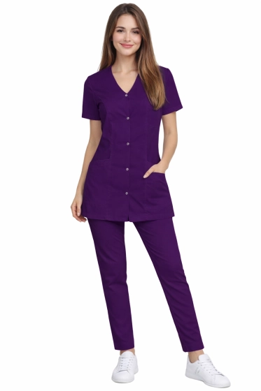 CASUAL PREMIUM purple women's medical / cosmetic set