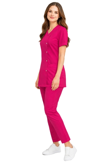 Basic Premium Women's Medical/Cosmetic Set in Amaranth Color