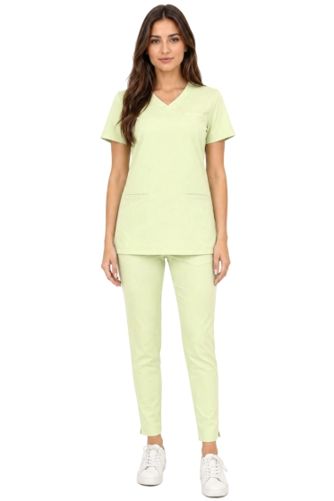 BASIC PREMIUM Women's Medical Set - Pistachio color