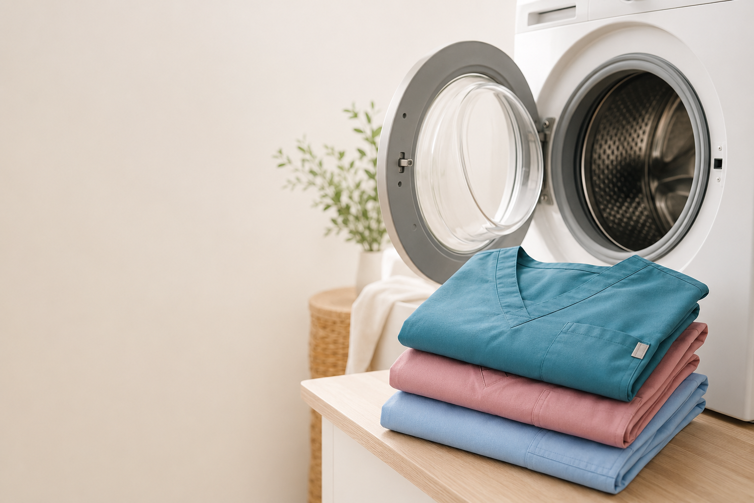 Proper washing and care of medical clothing