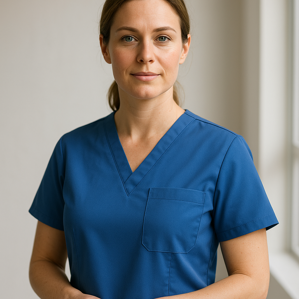 Name and Role on Medical Clothing with DTF Technology – Best Placement for Your Personalization